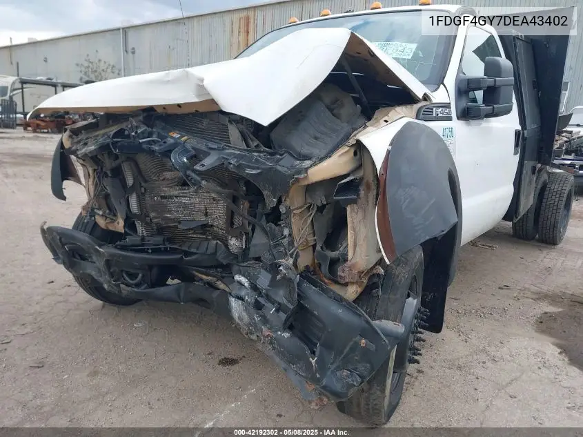 2013 Ford F-450 Chassis Xl VIN: 1FDGF4GY7DEA43402 Lot: 42192302