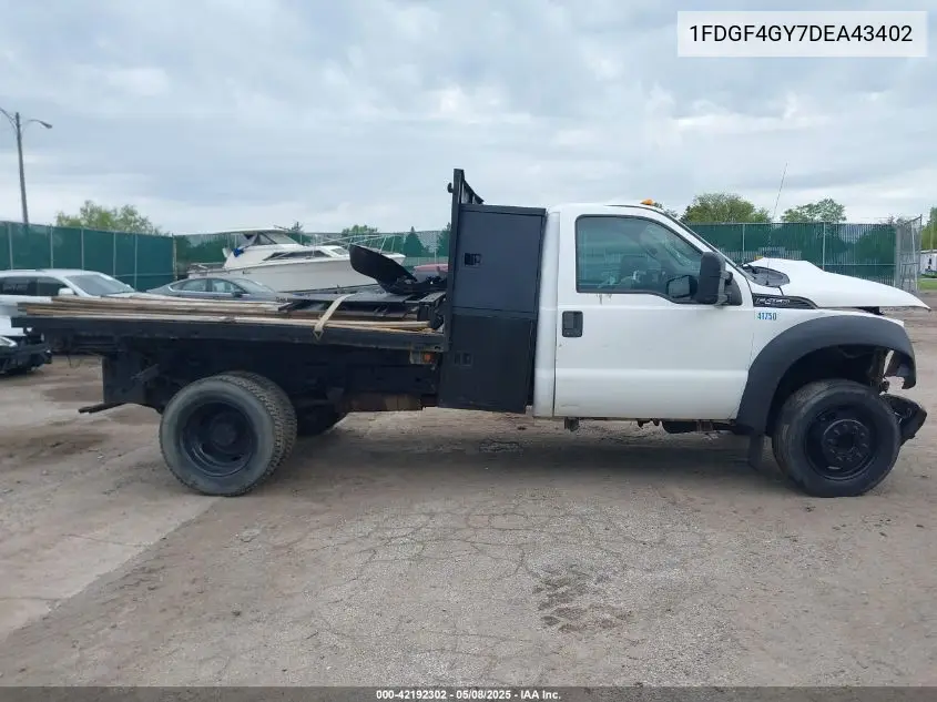 2013 Ford F-450 Chassis Xl VIN: 1FDGF4GY7DEA43402 Lot: 42192302