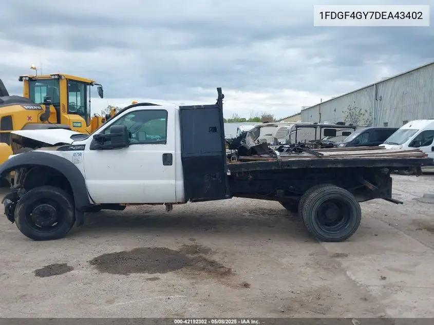 2013 Ford F-450 Chassis Xl VIN: 1FDGF4GY7DEA43402 Lot: 42192302