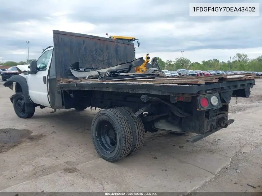 2013 Ford F-450 Chassis Xl VIN: 1FDGF4GY7DEA43402 Lot: 42192302