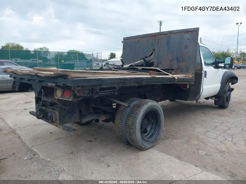 2013 Ford F-450 Chassis Xl VIN: 1FDGF4GY7DEA43402 Lot: 42192302
