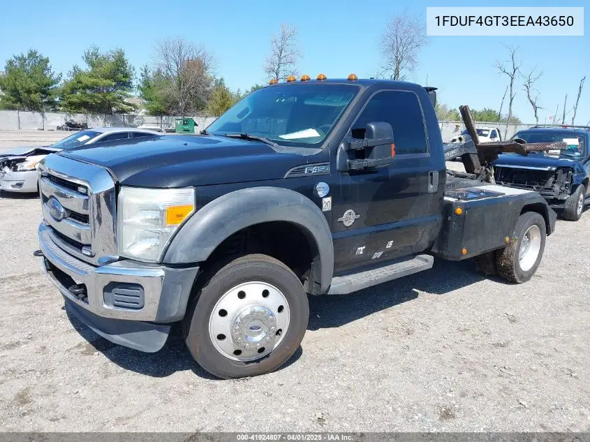 2014 Ford F-450 Chassis Xl VIN: 1FDUF4GT3EEA43650 Lot: 41924807
