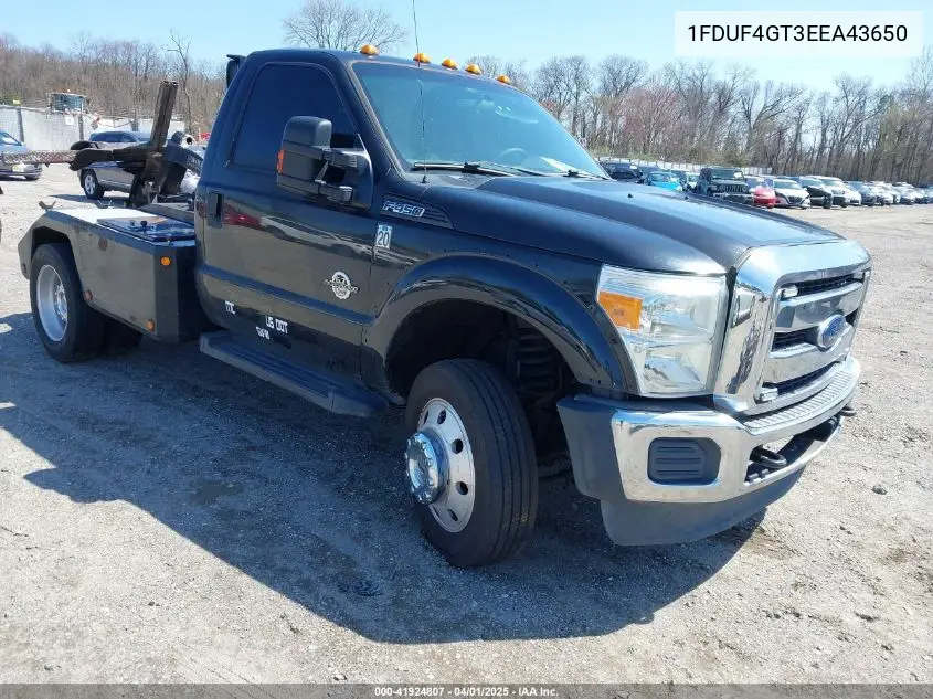 2014 Ford F-450 Chassis Xl VIN: 1FDUF4GT3EEA43650 Lot: 41924807