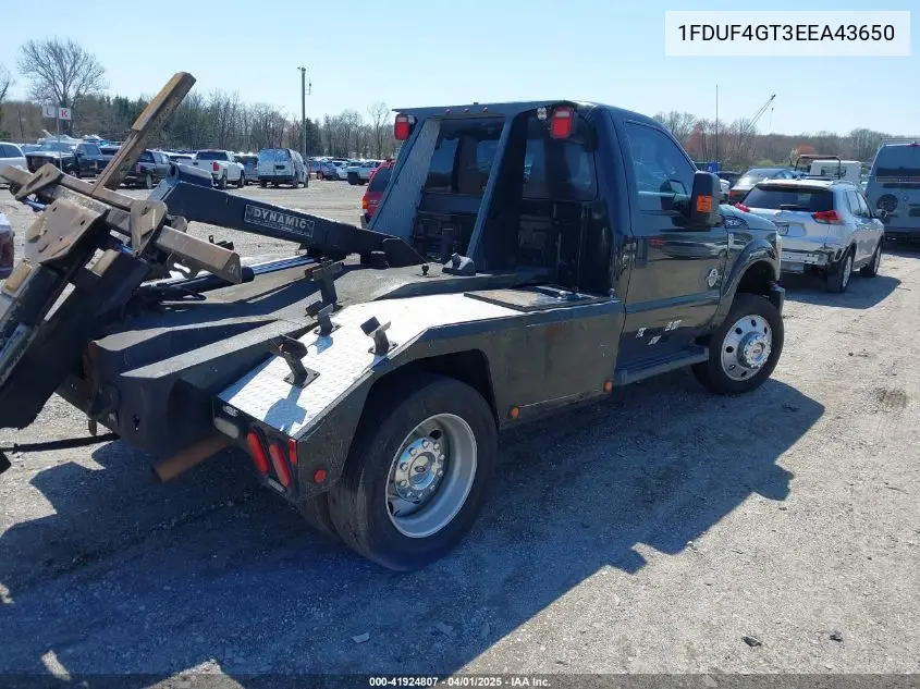 2014 Ford F-450 Chassis Xl VIN: 1FDUF4GT3EEA43650 Lot: 41924807