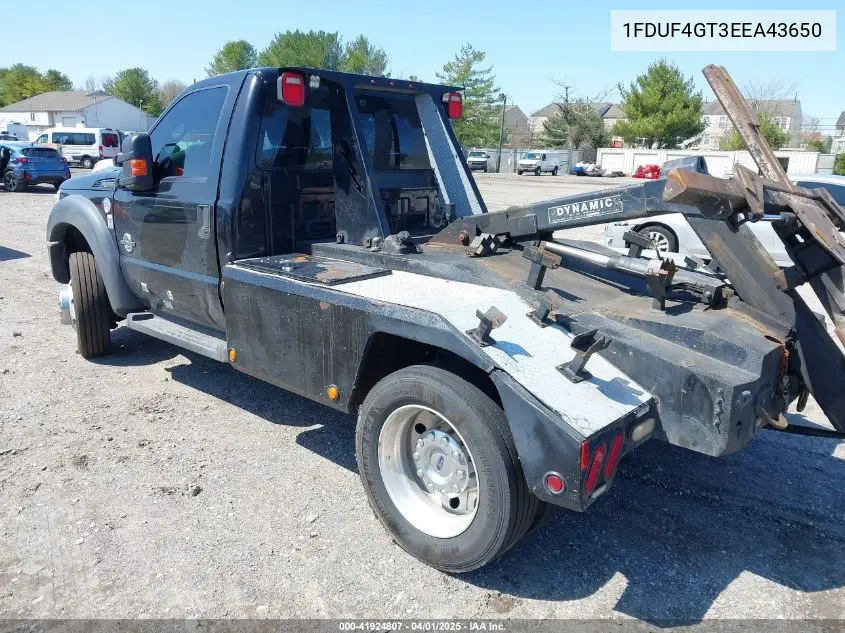 2014 Ford F-450 Chassis Xl VIN: 1FDUF4GT3EEA43650 Lot: 41924807