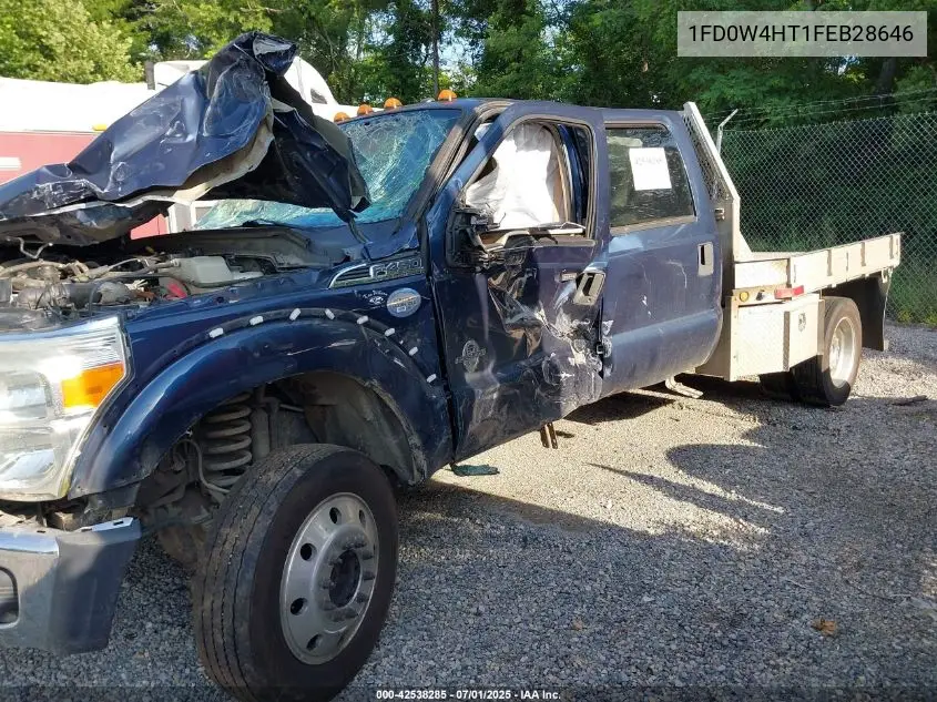 2015 Ford F-450 Chassis Xlt VIN: 1FD0W4HT1FEB28646 Lot: 42538285