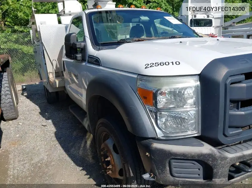 2015 Ford F-450 Chassis Xl VIN: 1FDUF4GY3FEC14300 Lot: 42553499