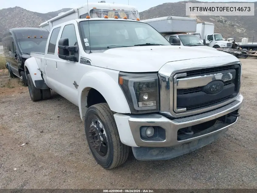 2015 Ford F-450 Lariat VIN: 1FT8W4DT0FEC14673 Lot: 42559049