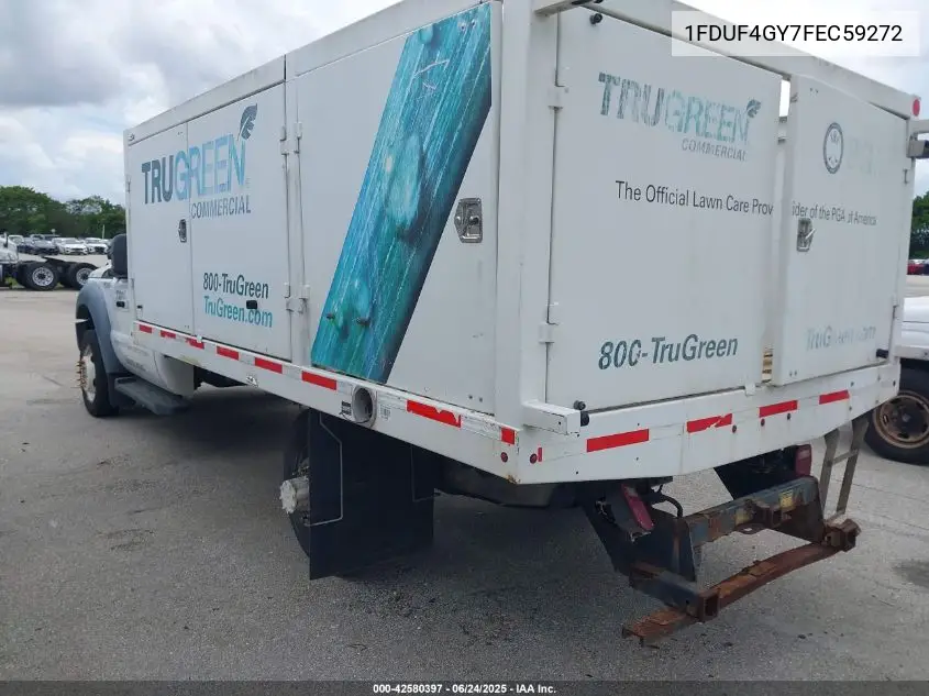 2015 Ford F-450 Chassis Xl VIN: 1FDUF4GY7FEC59272 Lot: 42580397