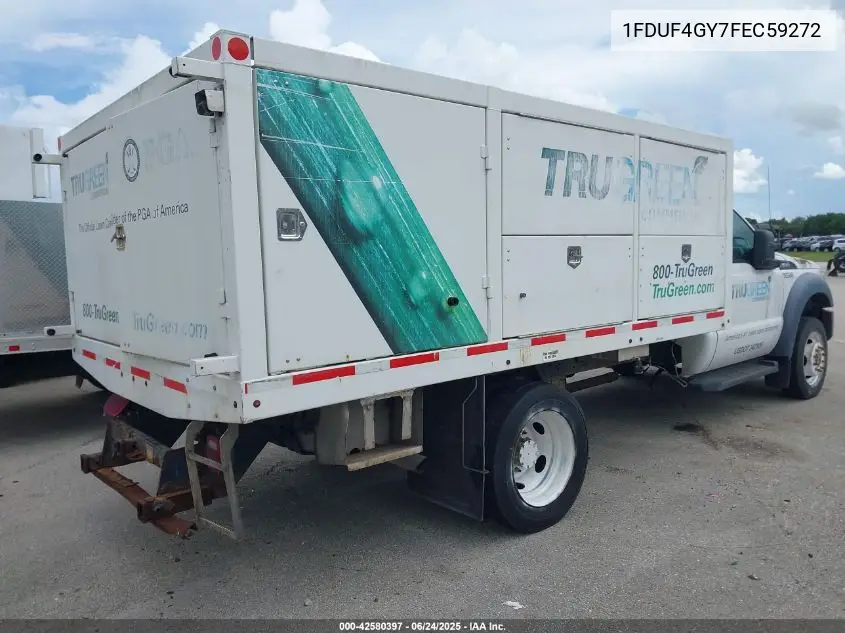 2015 Ford F-450 Chassis Xl VIN: 1FDUF4GY7FEC59272 Lot: 42580397