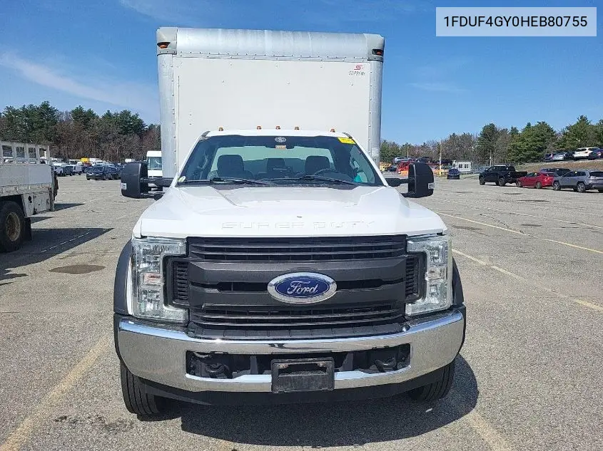 2017 Ford F-450 Chassis Xl VIN: 1FDUF4GY0HEB80755 Lot: 42229593