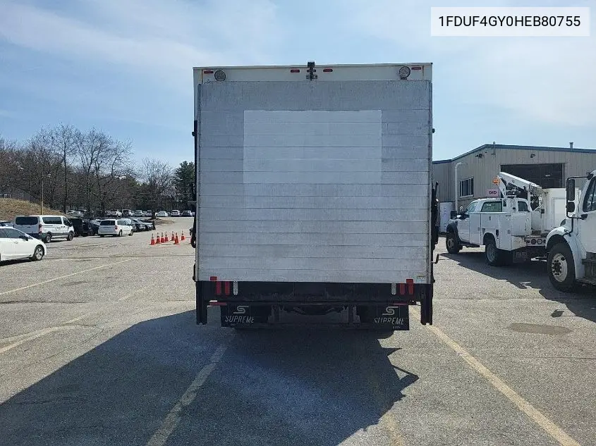 2017 Ford F-450 Chassis Xl VIN: 1FDUF4GY0HEB80755 Lot: 42229593