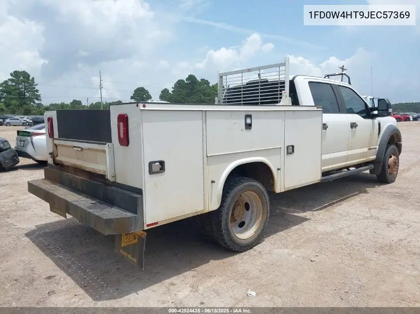 2018 Ford F-450 Chassis Xl VIN: 1FD0W4HT9JEC57369 Lot: 42524435