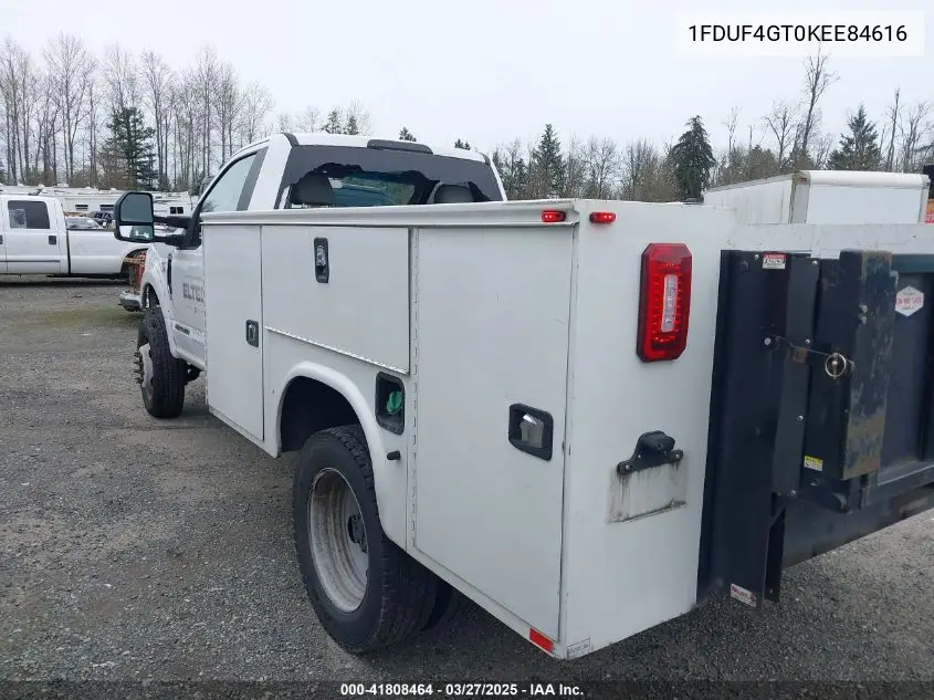 2019 Ford F-450 Chassis Xl VIN: 1FDUF4GT0KEE84616 Lot: 41808464
