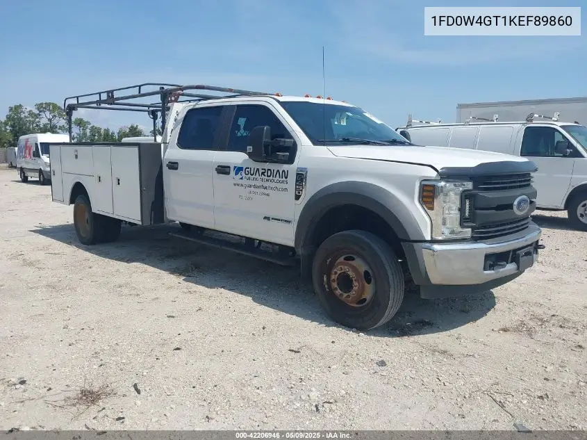 2019 Ford F-450 Chassis Xl VIN: 1FD0W4GT1KEF89860 Lot: 42206946