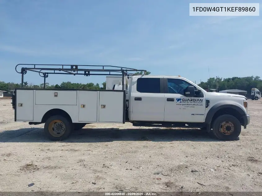 2019 Ford F-450 Chassis Xl VIN: 1FD0W4GT1KEF89860 Lot: 42206946