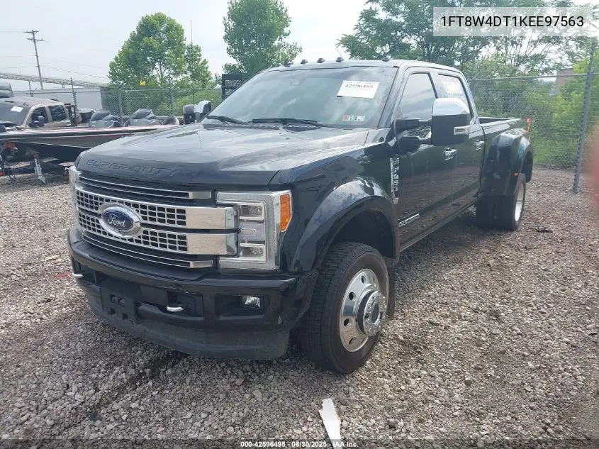 2019 Ford F450 VIN: 1FT8W4DT1KEE97563 Lot: 42596495