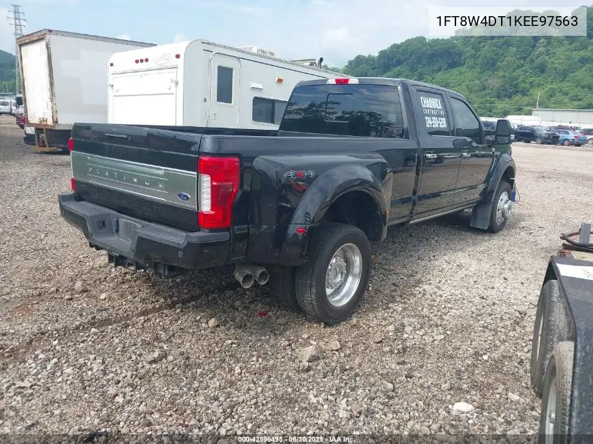 2019 Ford F450 VIN: 1FT8W4DT1KEE97563 Lot: 42596495