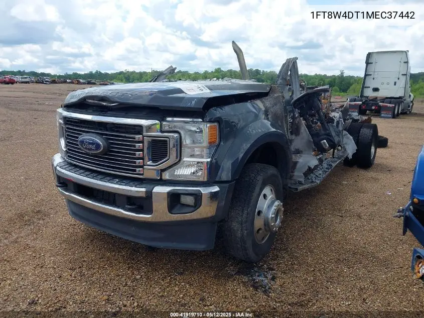 2021 Ford F-450 Lariat VIN: 1FT8W4DT1MEC37442 Lot: 41919710