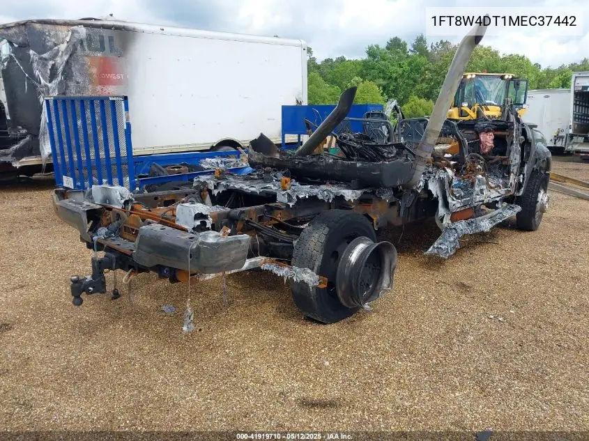 2021 Ford F-450 Lariat VIN: 1FT8W4DT1MEC37442 Lot: 41919710