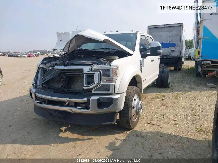 2022 Ford F-450 King Ranch VIN: 1FT8W4DT9NEE28477 Lot: 12332086