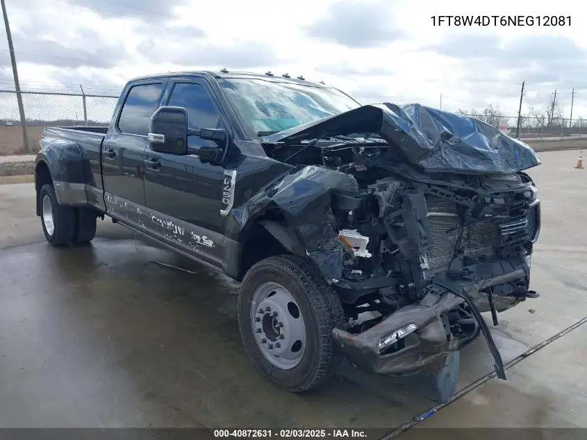 2022 Ford F-450 King Ranch VIN: 1FT8W4DT6NEG12081 Lot: 40872631