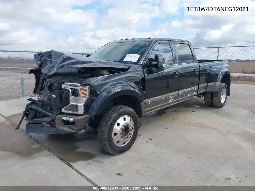 2022 Ford F-450 King Ranch VIN: 1FT8W4DT6NEG12081 Lot: 40872631
