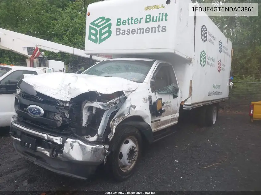 2022 Ford F-450 Chassis Xl VIN: 1FDUF4GT6NDA03861 Lot: 42216952