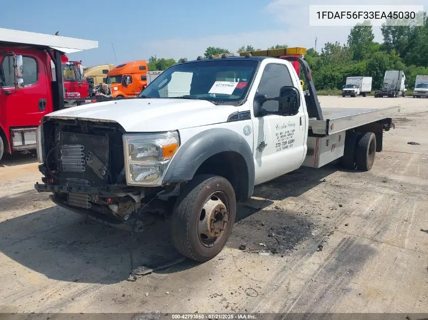 2003 Ford F550 Xl/Xlt VIN: 1FDAF56F33EA45030 Lot: 42793560
