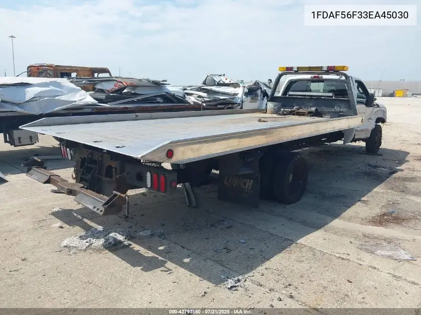 2003 Ford F550 Xl/Xlt VIN: 1FDAF56F33EA45030 Lot: 42793560