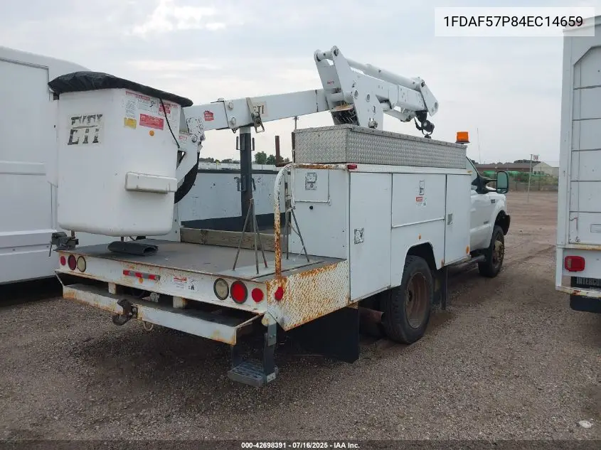 2004 Ford F-550 Xl/Xlt VIN: 1FDAF57P84EC14659 Lot: 42698391