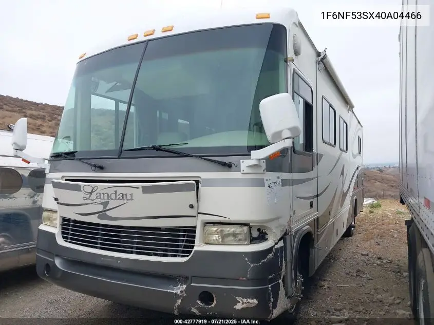 2004 Ford F550 Super Duty Stripped Chass VIN: 1F6NF53SX40A04466 Lot: 42777919