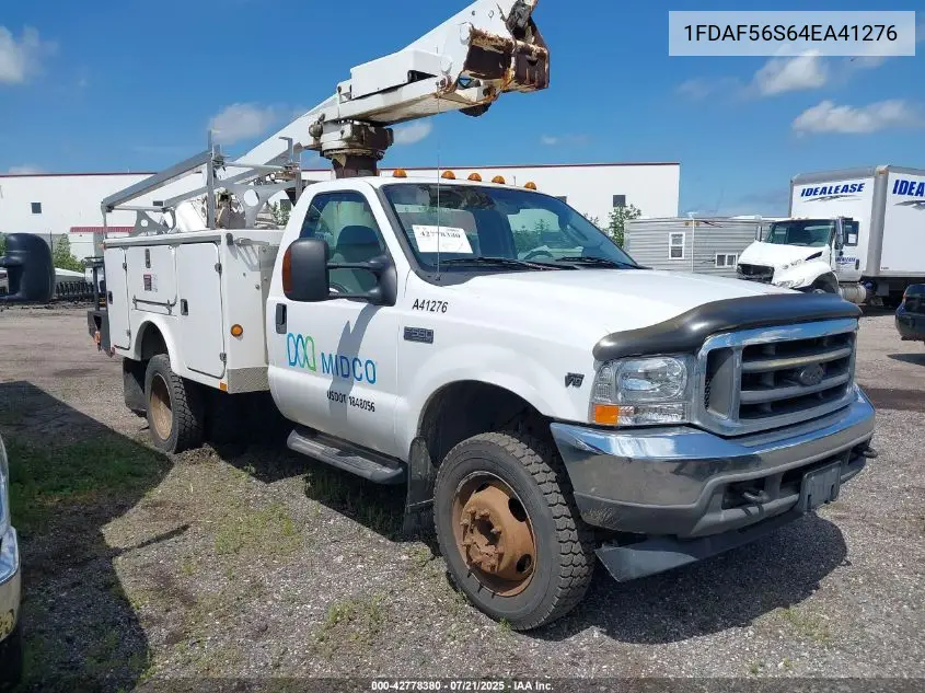 2004 Ford F-550 Xl/Xlt VIN: 1FDAF56S64EA41276 Lot: 42778380