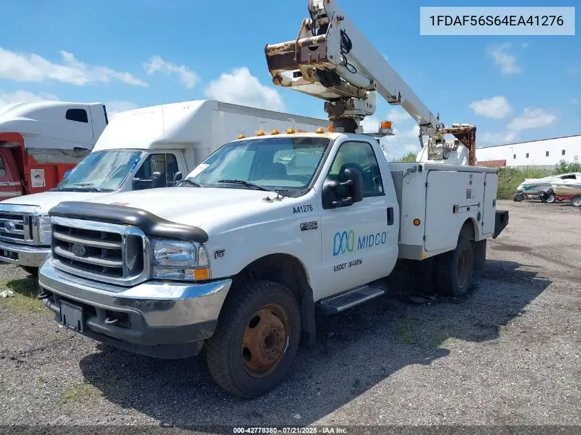 2004 Ford F-550 Xl/Xlt VIN: 1FDAF56S64EA41276 Lot: 42778380