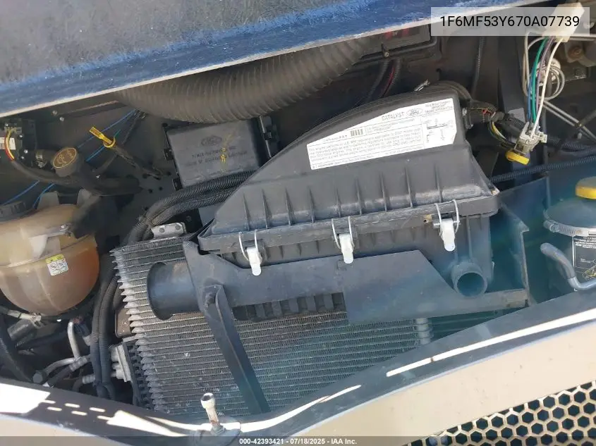 2007 Ford F550 Super Duty Stripped Chass VIN: 1F6MF53Y670A07739 Lot: 42393421