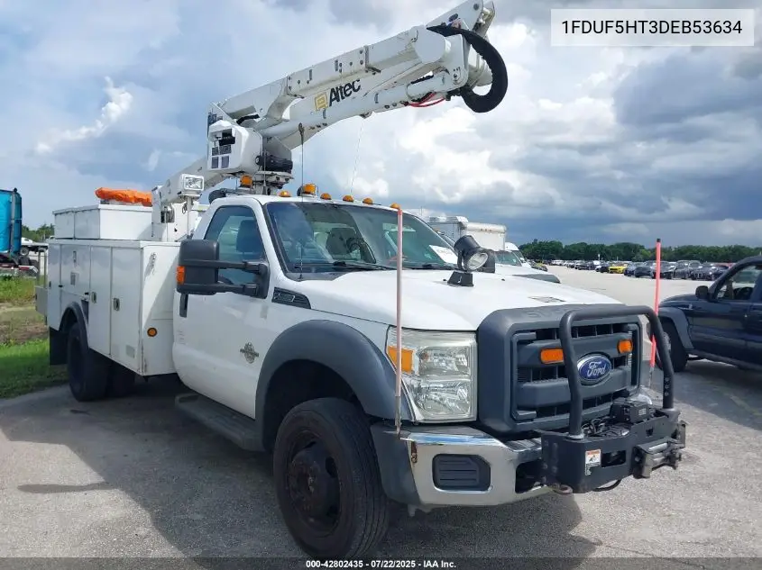 2013 Ford F-550 Chassis Xl VIN: 1FDUF5HT3DEB53634 Lot: 42802435