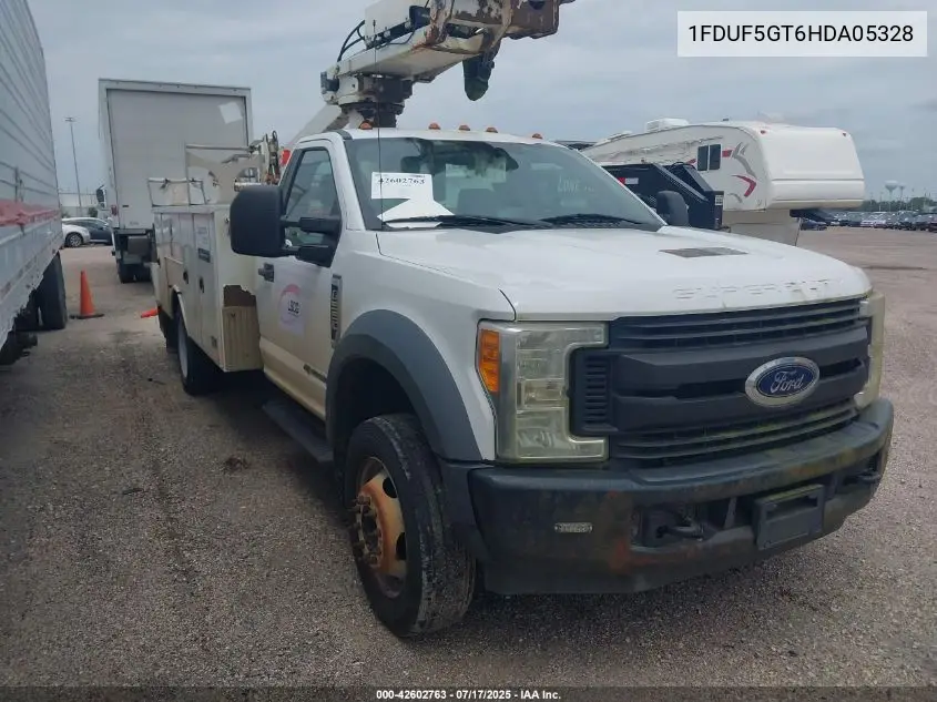 2017 Ford F-550 Chassis Xl VIN: 1FDUF5GT6HDA05328 Lot: 42602763