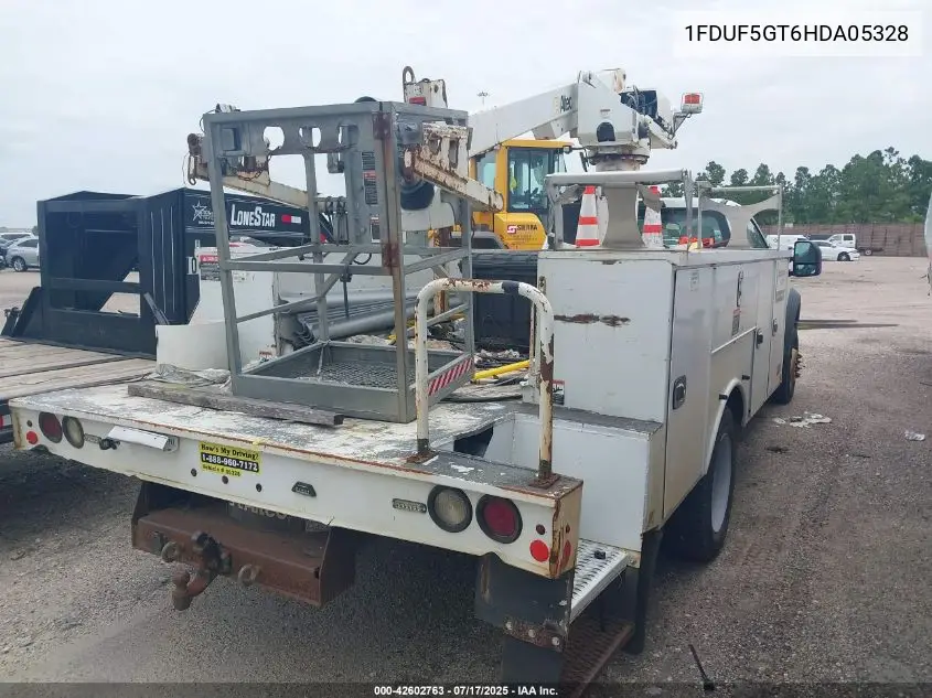 2017 Ford F-550 Chassis Xl VIN: 1FDUF5GT6HDA05328 Lot: 42602763