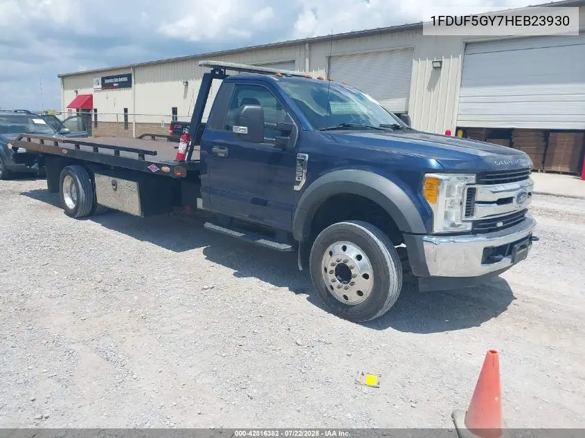 2017 Ford F-550 Chassis Xlt VIN: 1FDUF5GY7HEB23930 Lot: 42816382
