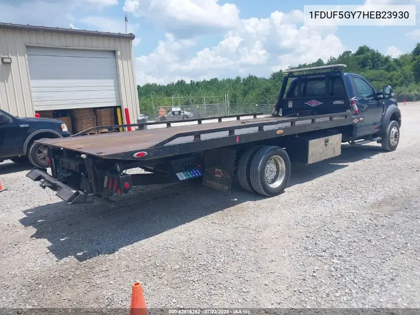 2017 Ford F-550 Chassis Xlt VIN: 1FDUF5GY7HEB23930 Lot: 42816382