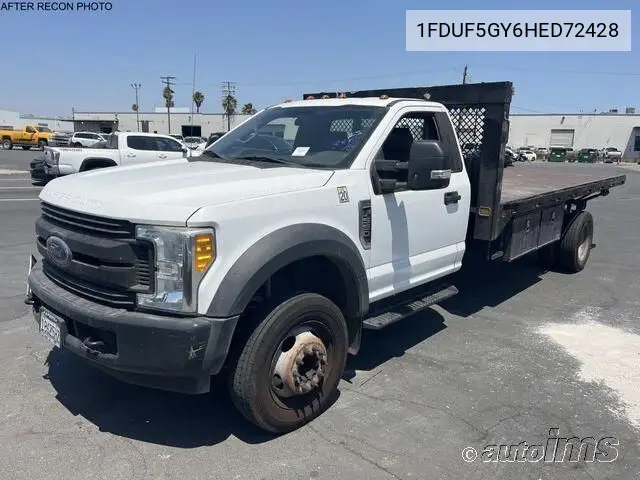 2017 Ford Super Duty F-550 Drw Xl VIN: 1FDUF5GY6HED72428 Lot: 42821362