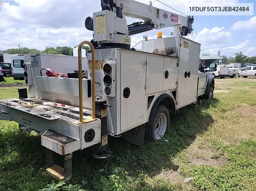 2018 Ford F-550 Chassis Xl VIN: 1FDUF5GT3JEB42484 Lot: 42829300