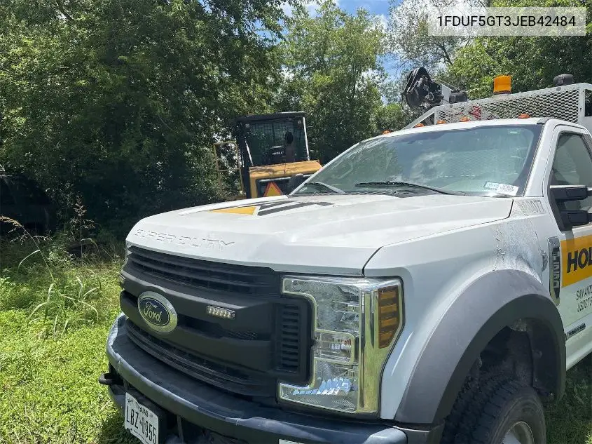 2018 Ford F-550 Chassis Xl VIN: 1FDUF5GT3JEB42484 Lot: 42829300