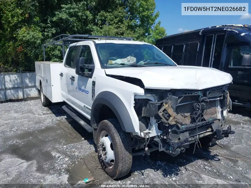 2022 Ford F-550 Chassis Xl VIN: 1FD0W5HT2NEG26682 Lot: 42640179