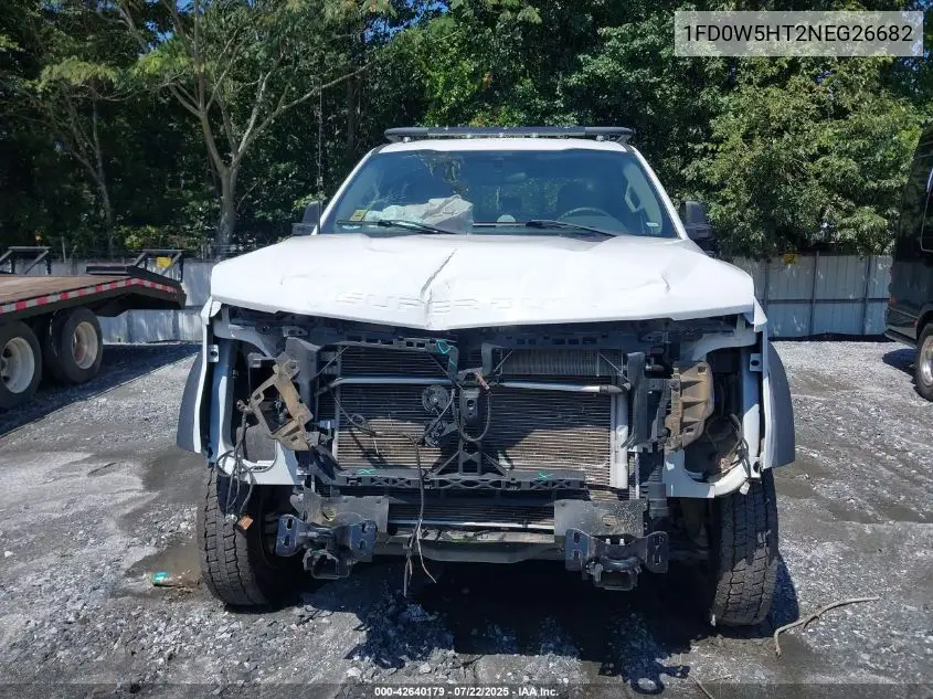 2022 Ford F-550 Chassis Xl VIN: 1FD0W5HT2NEG26682 Lot: 42640179
