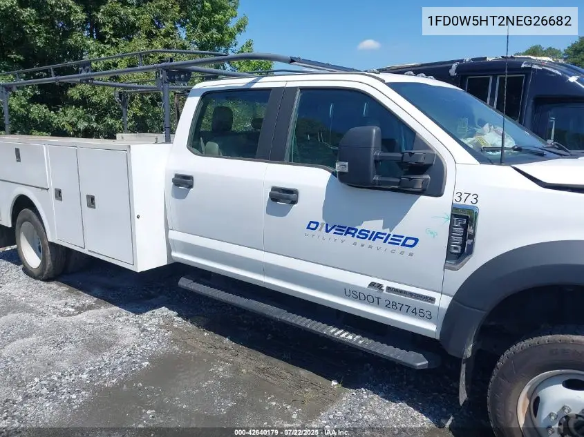 2022 Ford F-550 Chassis Xl VIN: 1FD0W5HT2NEG26682 Lot: 42640179
