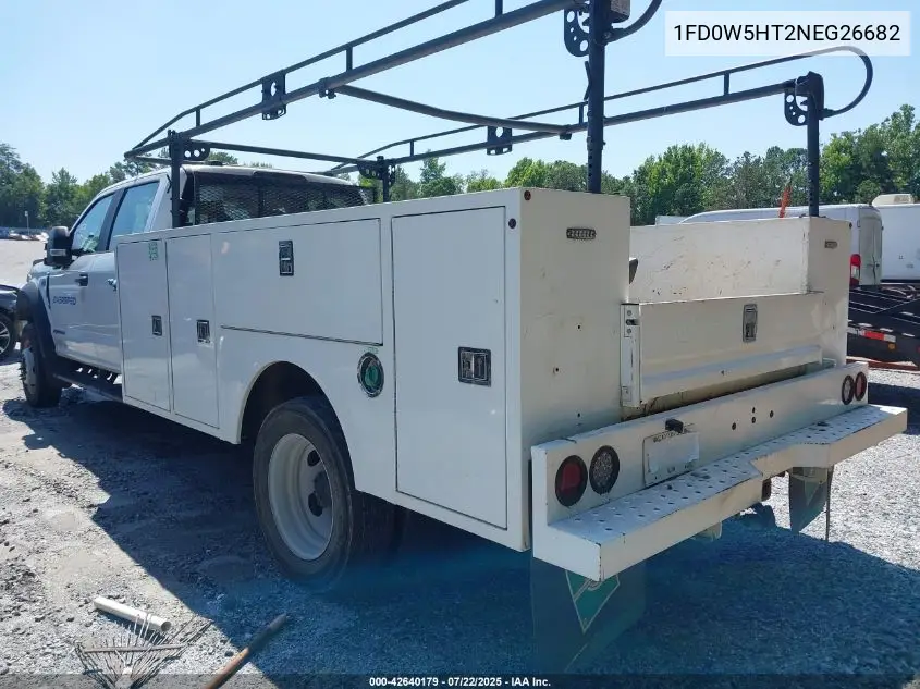 2022 Ford F-550 Chassis Xl VIN: 1FD0W5HT2NEG26682 Lot: 42640179