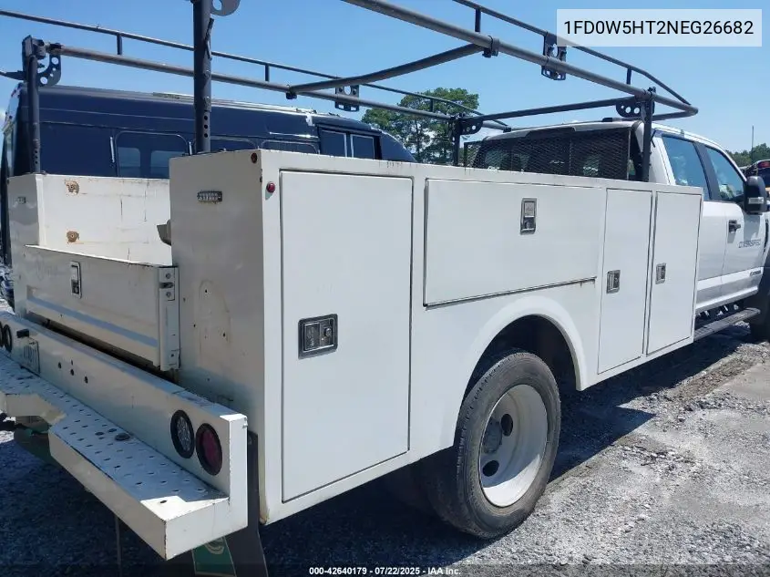 2022 Ford F-550 Chassis Xl VIN: 1FD0W5HT2NEG26682 Lot: 42640179