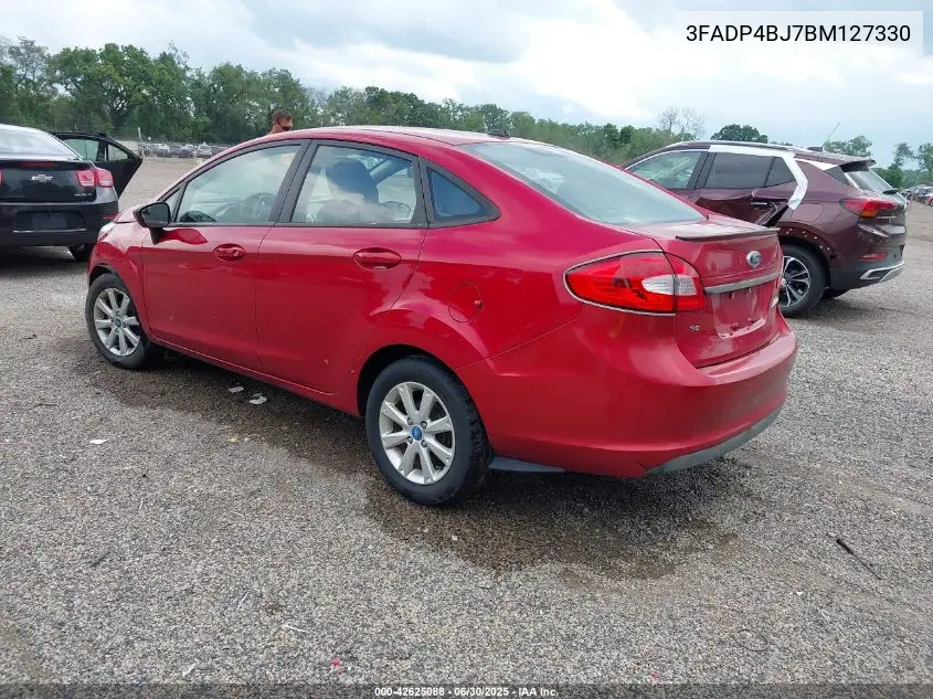 2011 Ford Fiesta Se VIN: 3FADP4BJ7BM127330 Lot: 42625088
