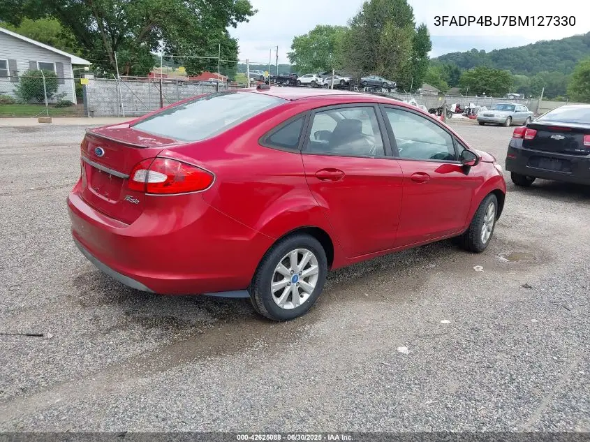 2011 Ford Fiesta Se VIN: 3FADP4BJ7BM127330 Lot: 42625088